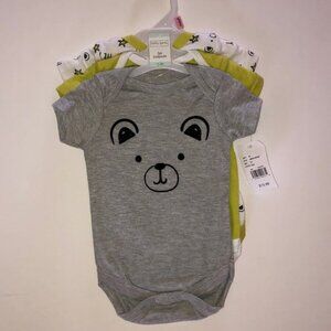 Baby Gear package of 3 Infant Baby Boy Onesies 0-3 Months NWT